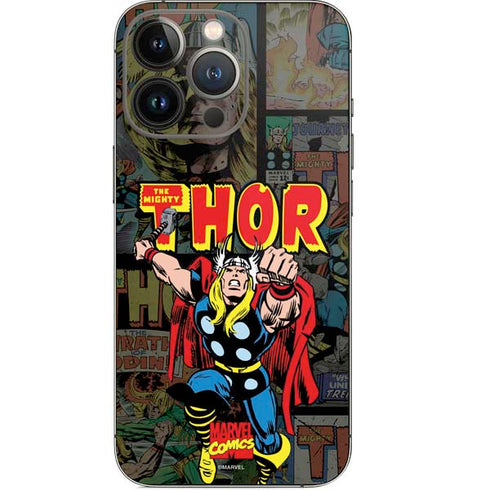 Marvel Classic Comics The Mighty Thor Vintage iPhone 14 Pro Skin